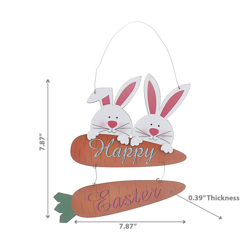 Double lapin en bois avec support à carottes