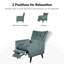 Fauteuil inclinable Amaurie Tacho avec dossier capitonné-1226636060