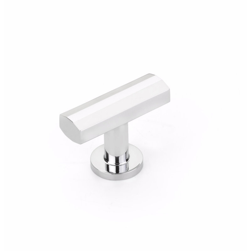 Heathrow Geometric Knob, Polished Chrome