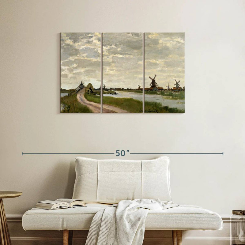 Alvord Windmills Near Zaandam, 24" H x 38" W