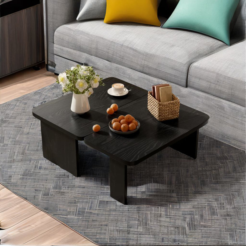 Table basse à motif d'épissure