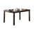 60.4" W 6-PCS DINING SET, ESPRESSO