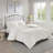 3 Piece Tufted Cotton Chenille Damask Comforter Set Offdoes Not Applywhite King-125329915-125329914