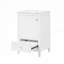 Meuble-lavabo en bois durable avec lavabo en céramique et rangement spacieux, parfait pour les salles de bain modernes et fonctionnelles.-117546457