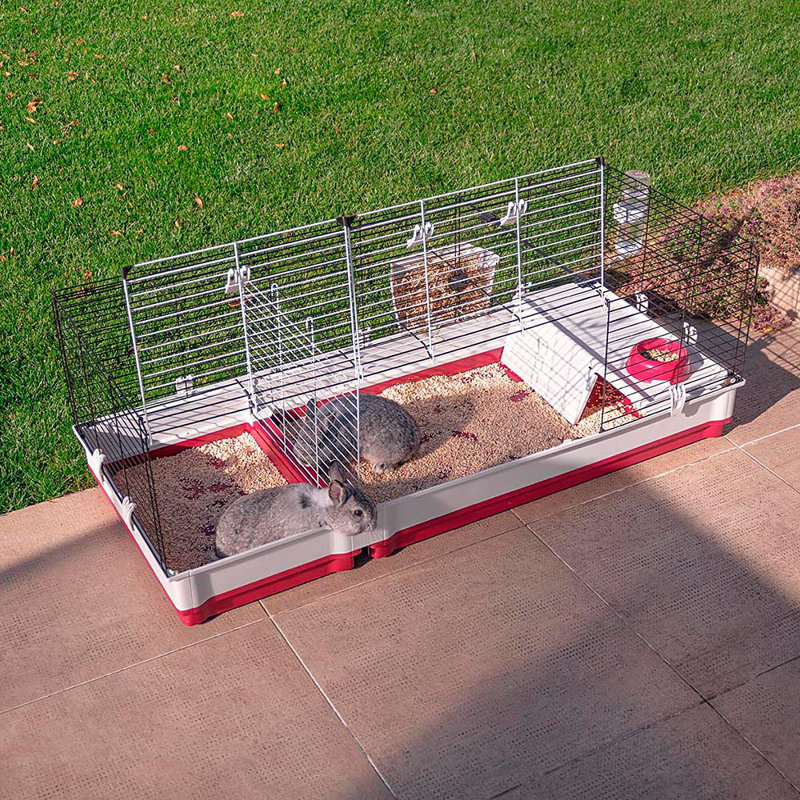 Rabbit Cage, 50cm H x 60cm W x 142 cm D