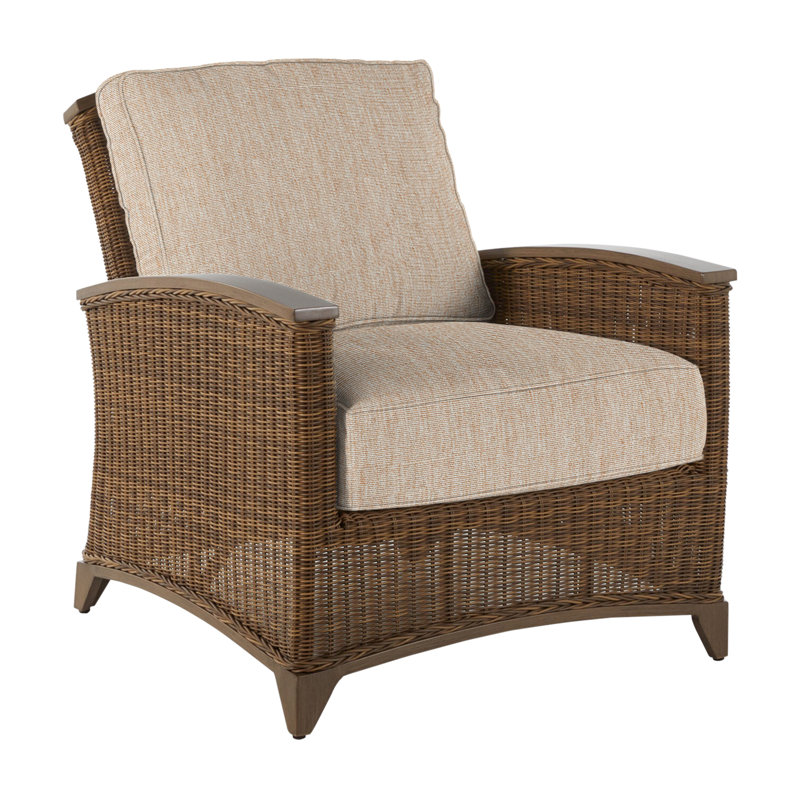 Méridienne d'extérieur Astoria N-Dura, Raffia / chêne, Welt, Toile sable