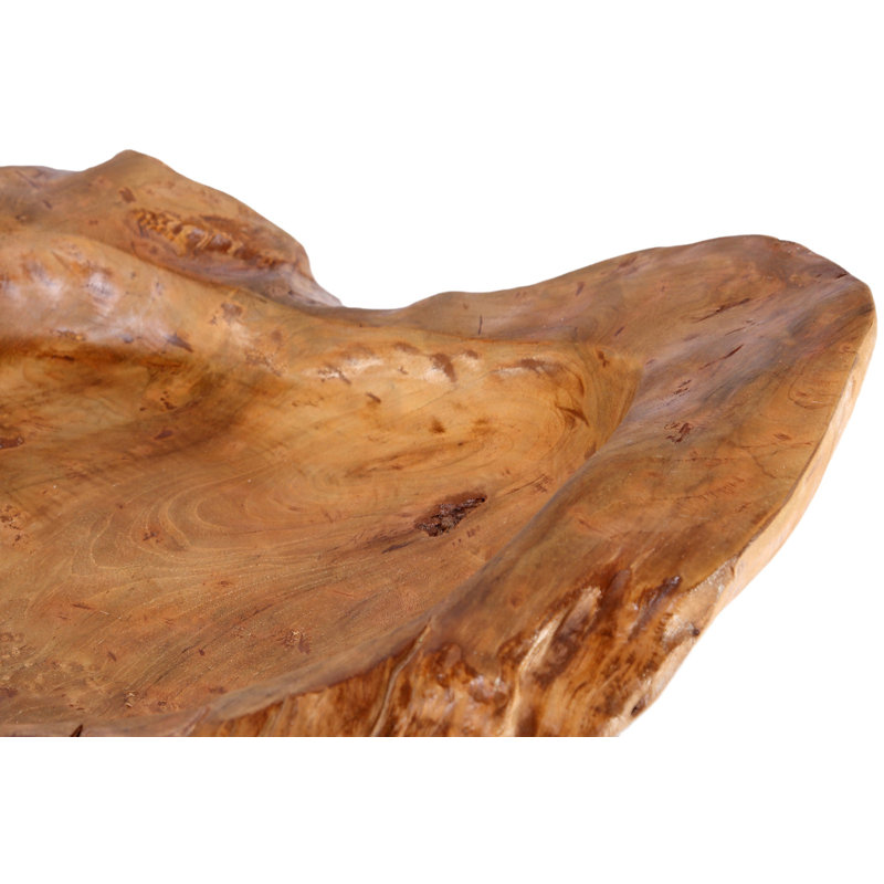 Solid Wood Decorative Bowl