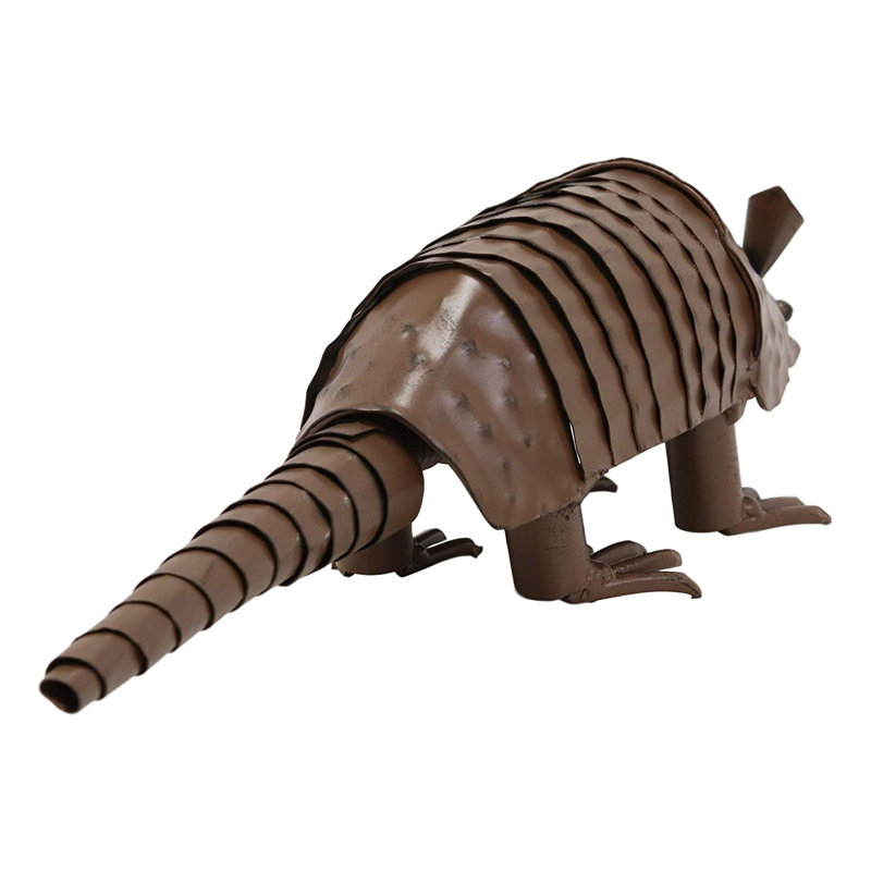 Armadillo à ressorts en métal à main Arambula