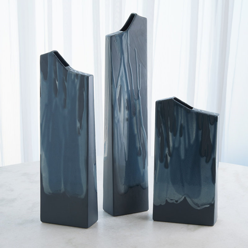 Earthenware Table Vase, Overall Height- 20.50"