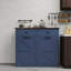 Armoire poubelle double inclinable Farmhouse-133394605