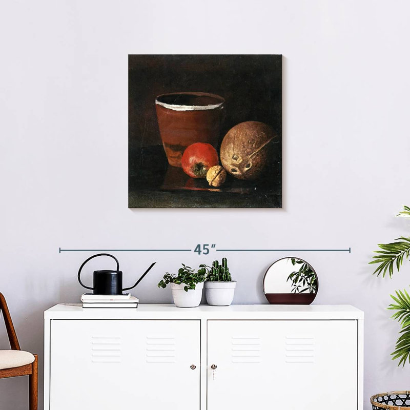 Jar Apple Walnut And Coconut, 24" H x 24" W