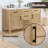 Gingras 60" W Double Bathroom Vanity with Quartz Top