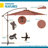 Weekend 120'' Cantilever Umbrella-49419567
