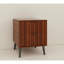 Table de chevet pratique à 2 tiroirs couleur café, bois d'ingénierie, table de chevet avec solution de rangement pour chambre à coucher, ton de bois brun, choix du décorateur