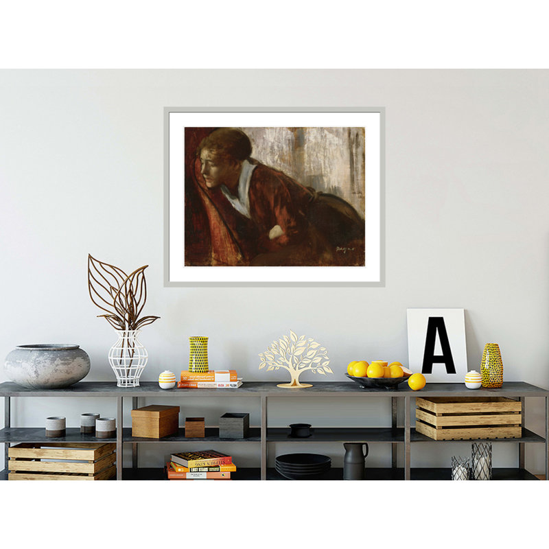 «Melancholy» par Edgar Degas, impression giclée sur cadre, 33.5" H x 41.24" W