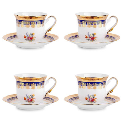 Constance Porcelain Teacup and Saucer