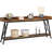 70.9 Inch Extra Long Industrial Console Table, Rustic Sofa Table For Living Room And Hallway, Narrow Entryway Furniture With Durable Metal Frame