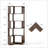 6 Tier Freestanding L-Shaped Corner Bookshelf With Anti-Drop Panels And Anti-Tipping Device, Ideal For Home Office And Space Efficiency-724448497