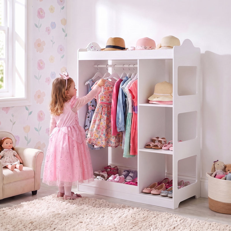 Kids Dressing Rail with Mirror