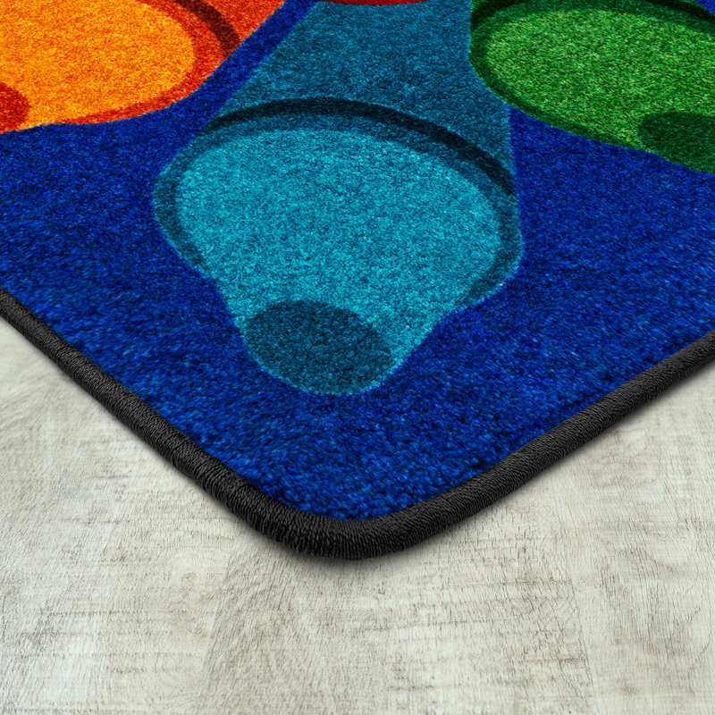 Tapis coloré Kid Essentials, Rectangle 5 pi 4 po x 7 pi 8 po