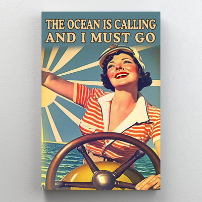 Sailor The Ocean Is Calling - 1 Piece Rectangle Gr " Sailor The Ocean Is Calling "