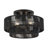 Asllan 3 Light Black Large Semi-flush
