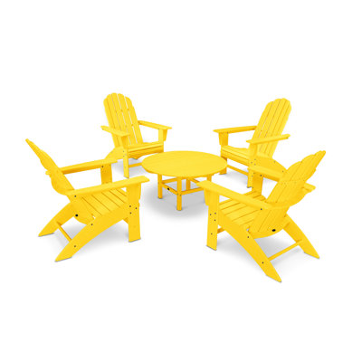POLYWOOD Vineyard 5-Piece Oversized Adirondack Set