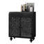 Armoire décorative Art avec 2 portes, armoire buffet avec rangement, armoire de rangement décorative patinée pour différentes pièces