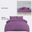 Jermelle Microfiber Solid Colour Duvet Cover Set with Pillowcases-293184106