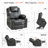 Courtois Medium Power Recliner Lift Chair with Massage and Heat, Faux Leather-1884979339