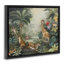 "Tropical Animals in Jungle", art mural encadré par Julia Purinton-1678309563-1678309559