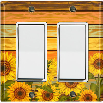 Nature Themed 2 - Gang Rocker Standard Wall Plate