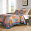 Ensemble de courtepointe réversible 3 pièces Tangier Multi de Greenland Home Fashions-136190572