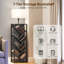Bibliothèque de rangement à 7 niveaux avec lumières, bibliothèque pour salon, chambre à coucher