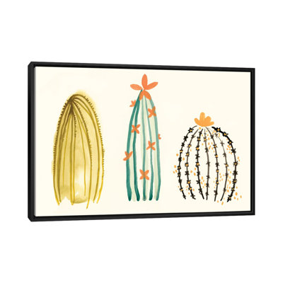 « funky plantes grasses ii », reproduction d’art sur toile tendue