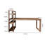 Simple Solid Wood Pine Burlywood Rectangle Desk-968534341