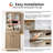 66'' Kitchen Pantry