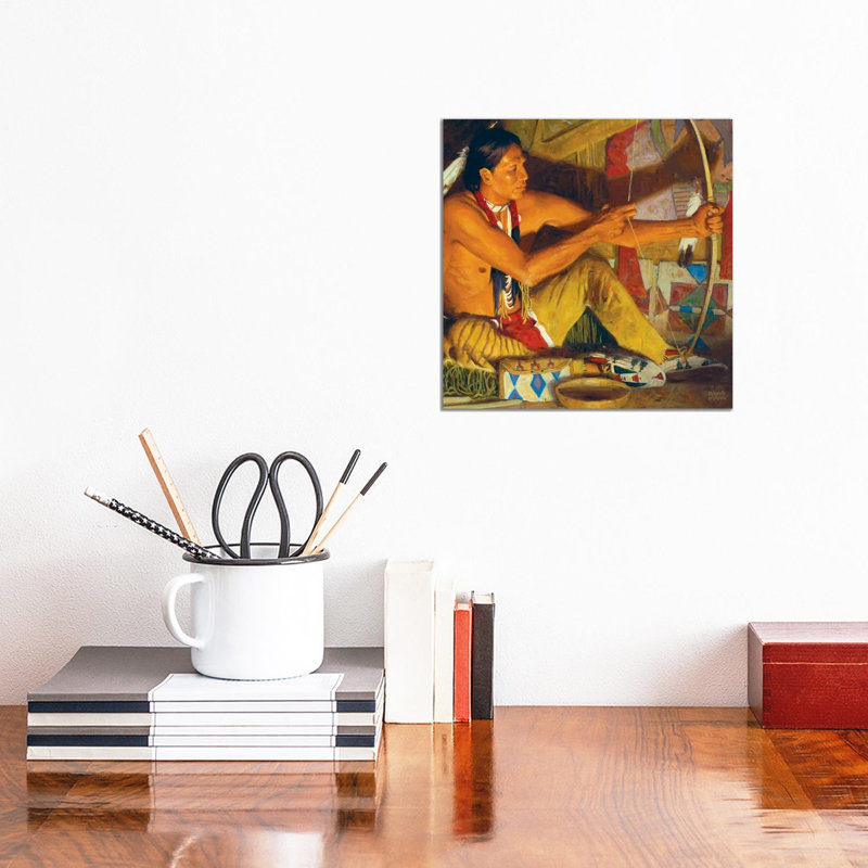 The Osage Orange Bow By David Mann - Wrapped Canvas Painting by David Mann - Wrapped Canvas Painting