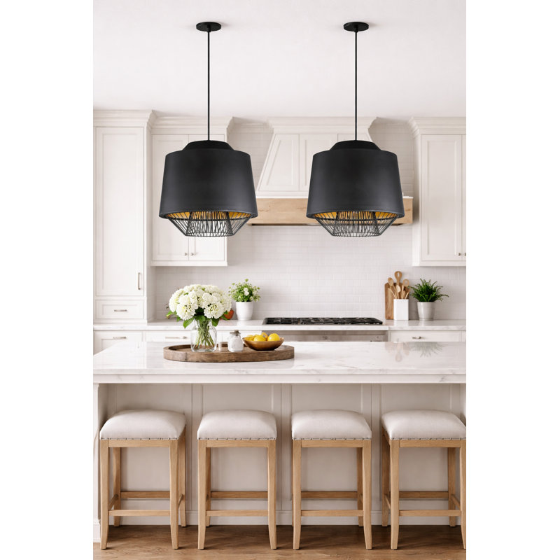 Cici 1 - Light Single Pendant, Black / Gold