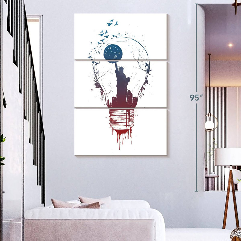 Grandes lumières Masam II, H 74 po x l 48 po