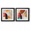 Blue Orange I Blue Orange I - ensemble de 2 cadres photo-946958464-946958468-948632043