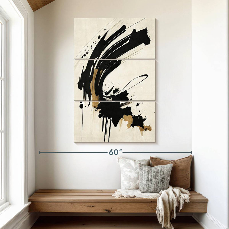 Avery Chaotic Curves II, 50" H x 32" W