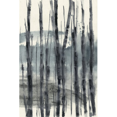 Fluid Treeline III by Jennifer Goldberger - Wrapped Canvas Painting