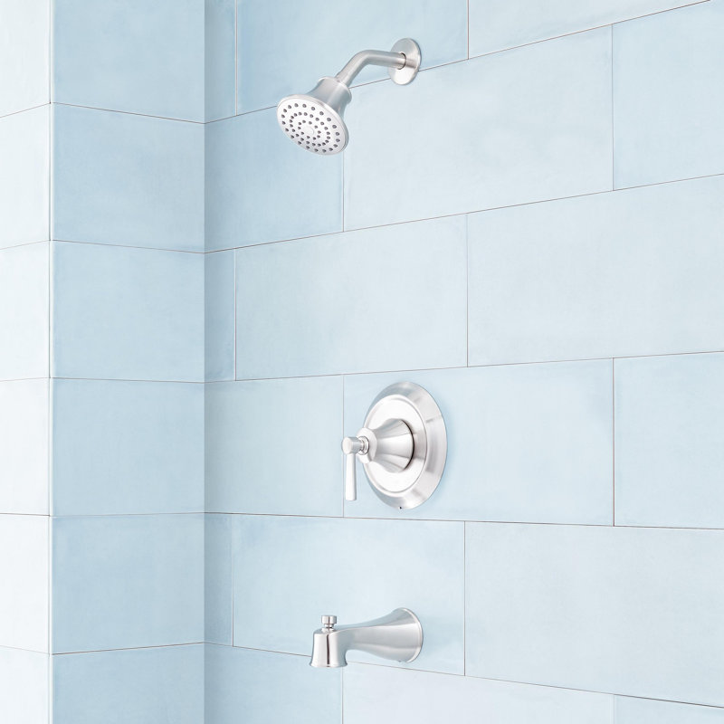 Ensemble de baignoire et douche à pression équilibrée 