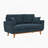 Artina 65'' Square Arm Loveseat-1936660076