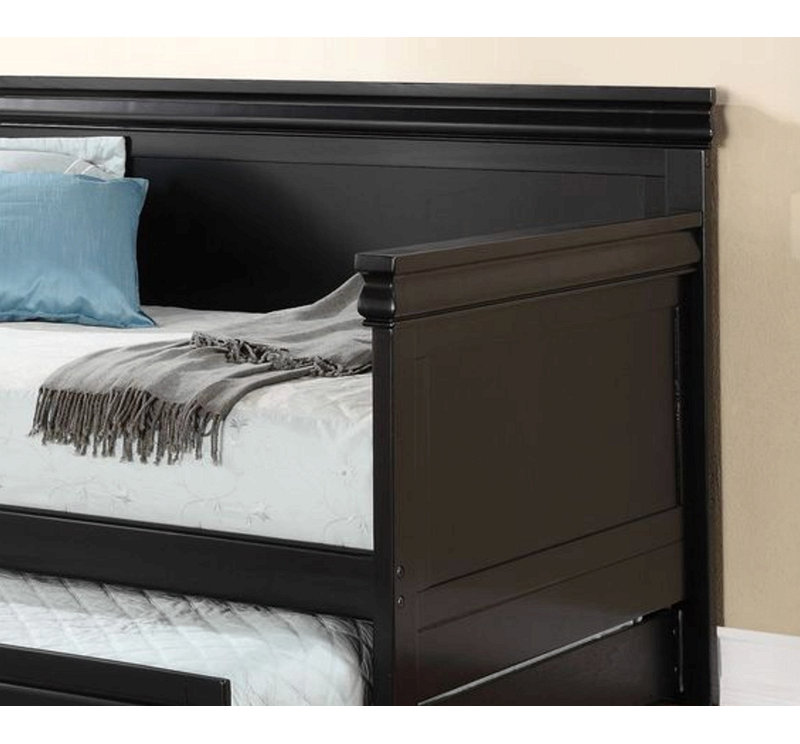 Bailee Black Finish Daybed (Twin)