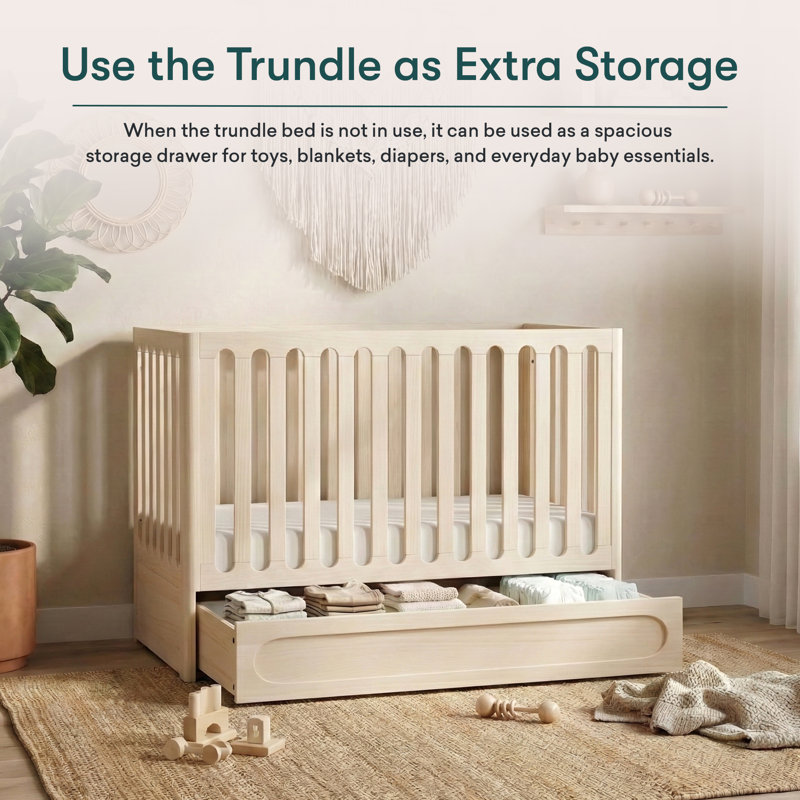 Lulla & Lulli Crib, Blond Wood 