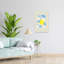 Lemon Tree Bloom Abstract Lemon Tree Flower Fruit Wall Art Print by Annick - Wrapped Canvas Print-1548470852