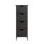 Armoire sur pieds 4 tiroirs noire-138492254