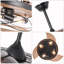 42" Retractable Ceiling Fan With Light And Remote, Farmhouse 6 Speeds Caged Ceiling Fan For Bedroom